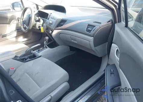 2012 Honda Civic Lx z USA, uszkodzony, nr VIN 2HGFB2F59CH304268